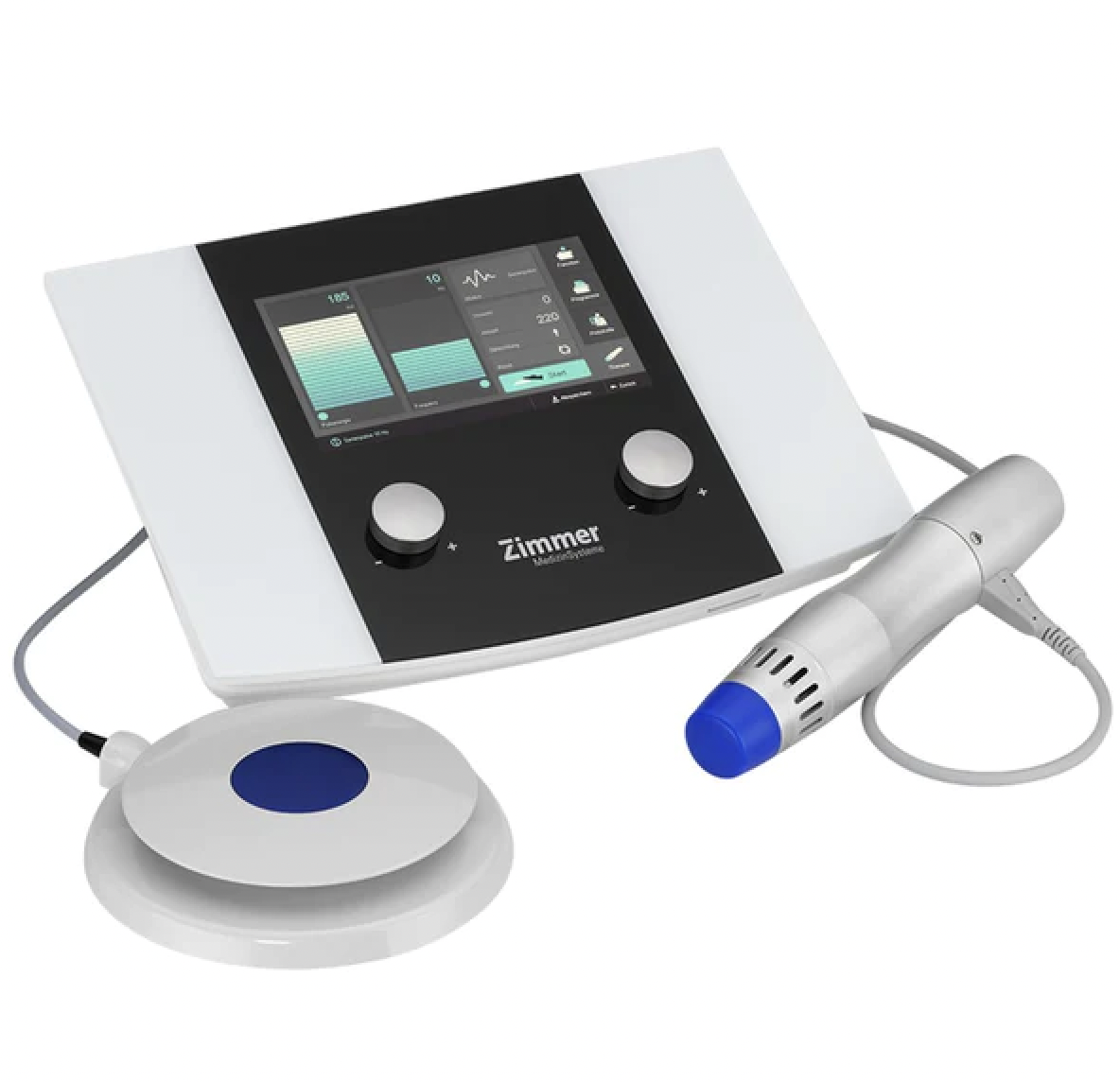 What should I do if the shockwave therapy machine is broken?